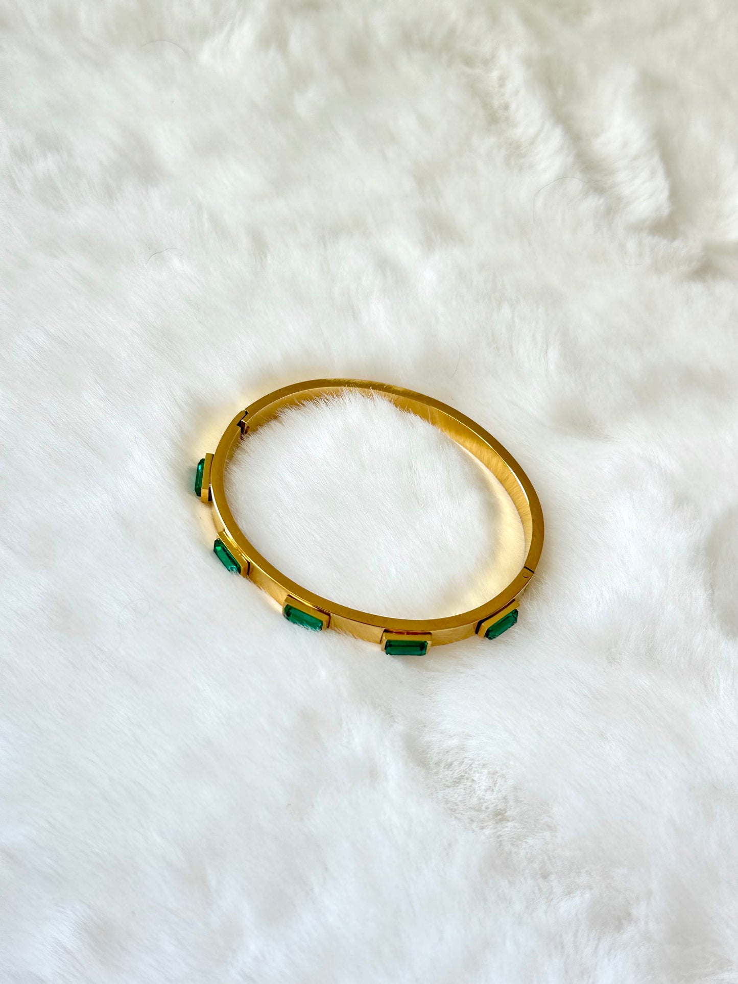 Eden Emerald Bangle