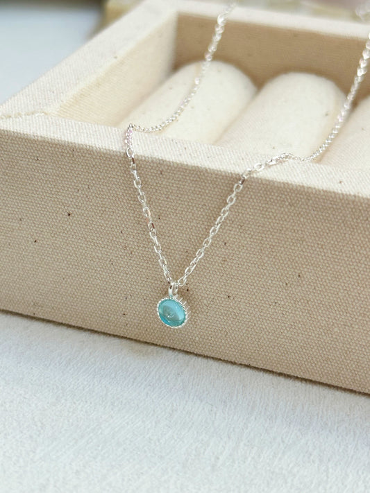 Carius 'Teardrop' Sterling Silver Necklace (S925)